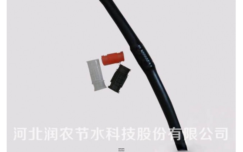 Inline cylindrical drip irrigation tape